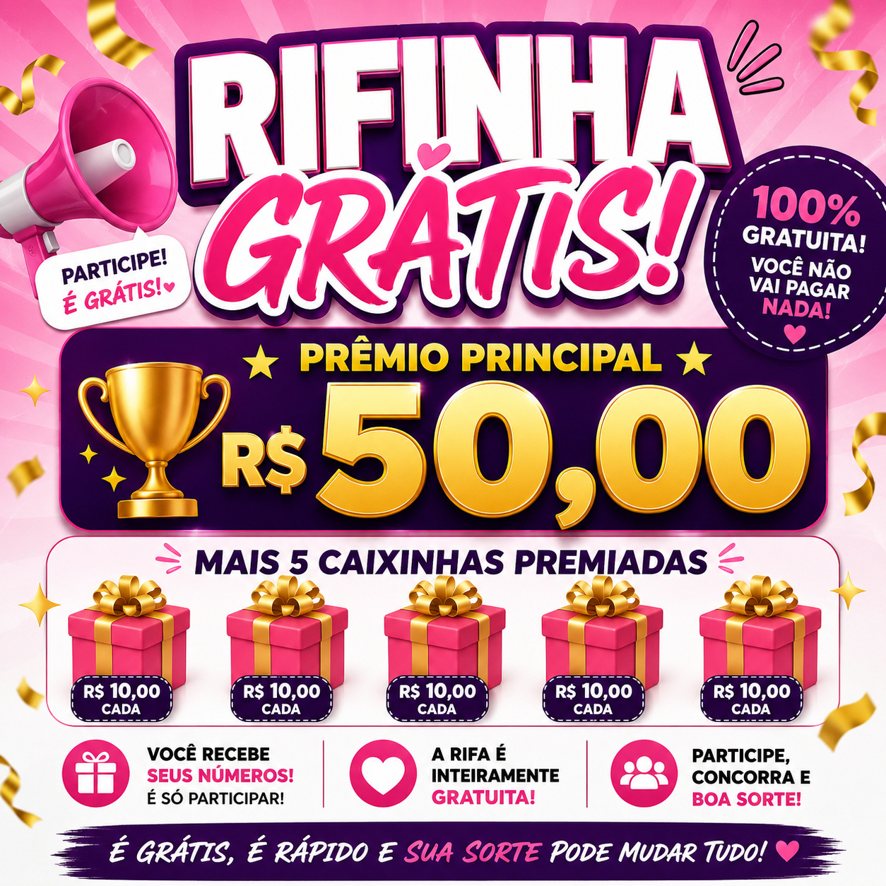 Rifinha Gratis Para Grupo do Whatsapp